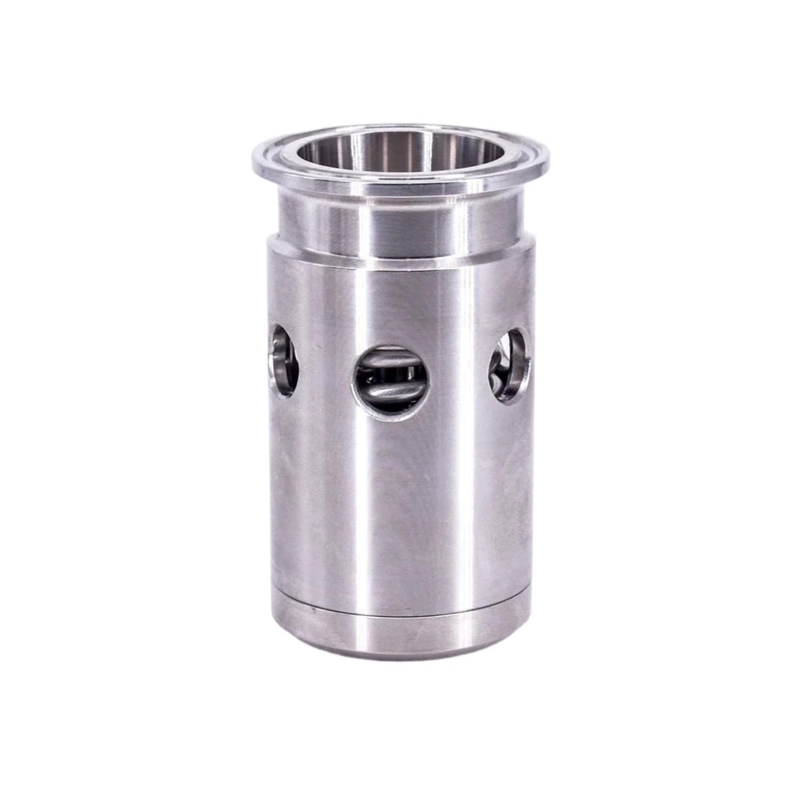 VáLvula Seguridad LatóN Válvula de seguridad alivio ajustable Tri Clamp | Válvula de seguridad de alivio de presión inoxidable(1 Bar,SUS304_FERRULE OD 50.5MM)