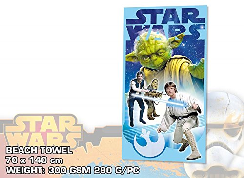 Preisvergleich Produktbild Kids Licensing sw92279 Strandtuch Star Wars Yoda