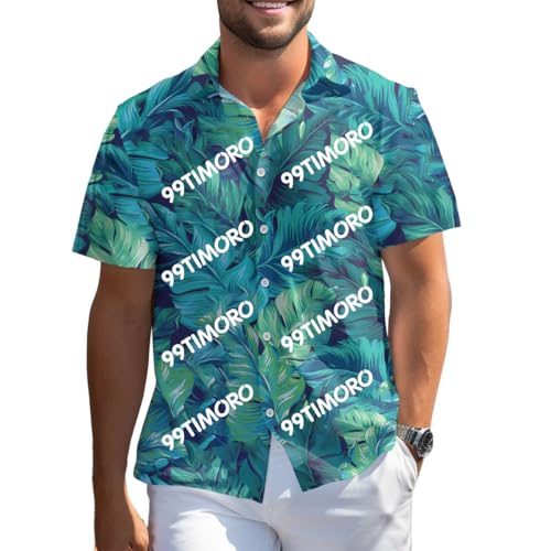 99TIMORO Wars Movie Hawaiian Shirt, Space Button Short Sleeve Top, Warship Themed