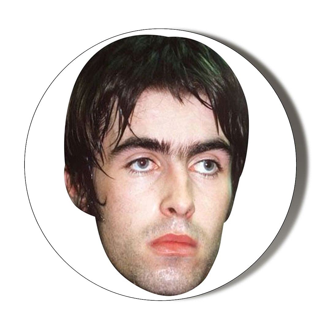 Gift Insanity Liam Gallagher Face Small 6 X 70Mm Vinyl Stickers