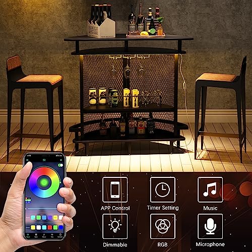 kepptory-43-Inches-High-Top-Bar-Table-with-RGB-Smart-Light-4-Tiers-Home-Bar-Cabinet-with-Footrest-Storage-Shelves-Glasses-Holder-Anti-Dump-Metal-Bar-Wine-Cabinet-for-Home-Kitchen-Patio