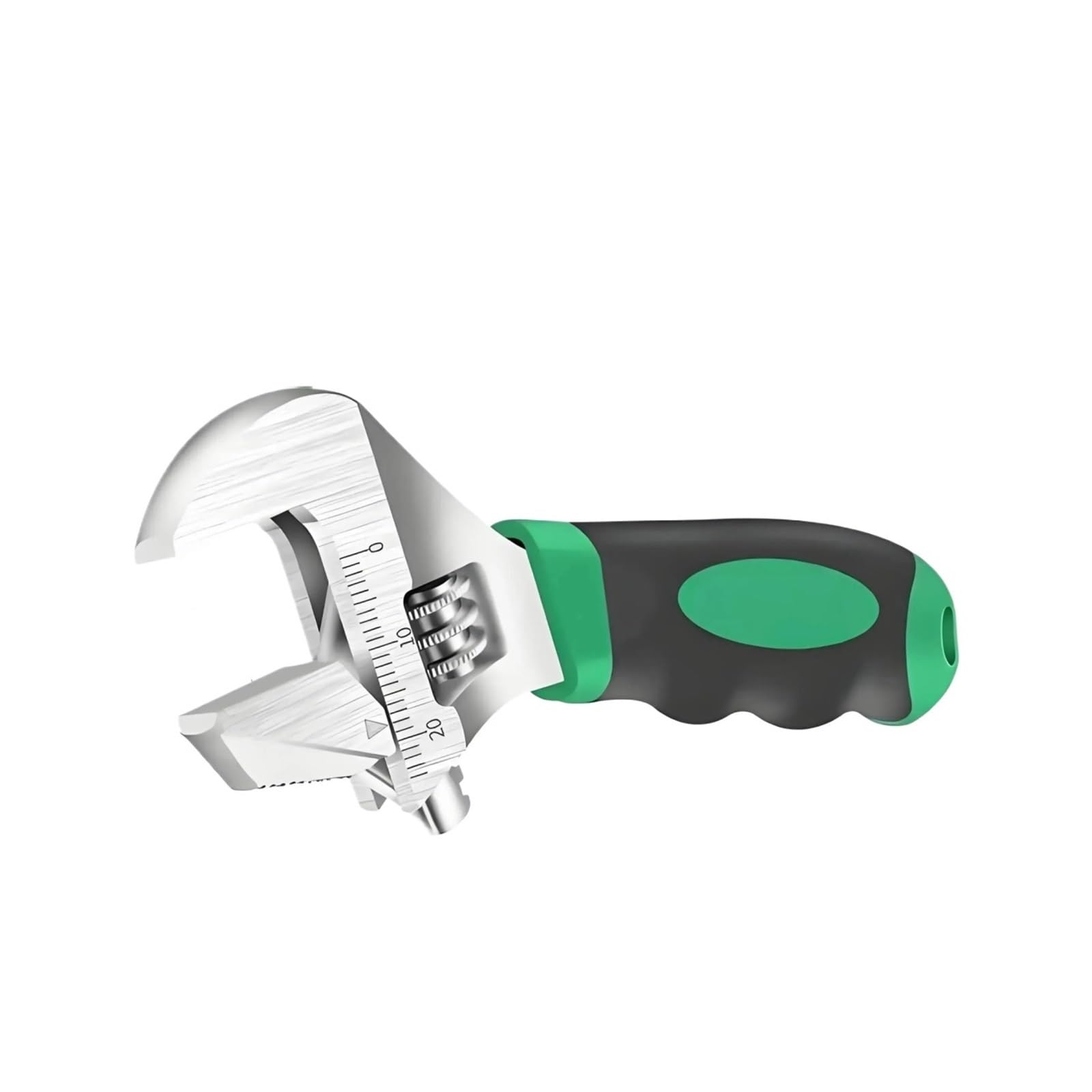 Jzqkxmvnclh 8 Inch Short Handle Adjustable Wrench Mini Pipe Large Opening Universal Spanner