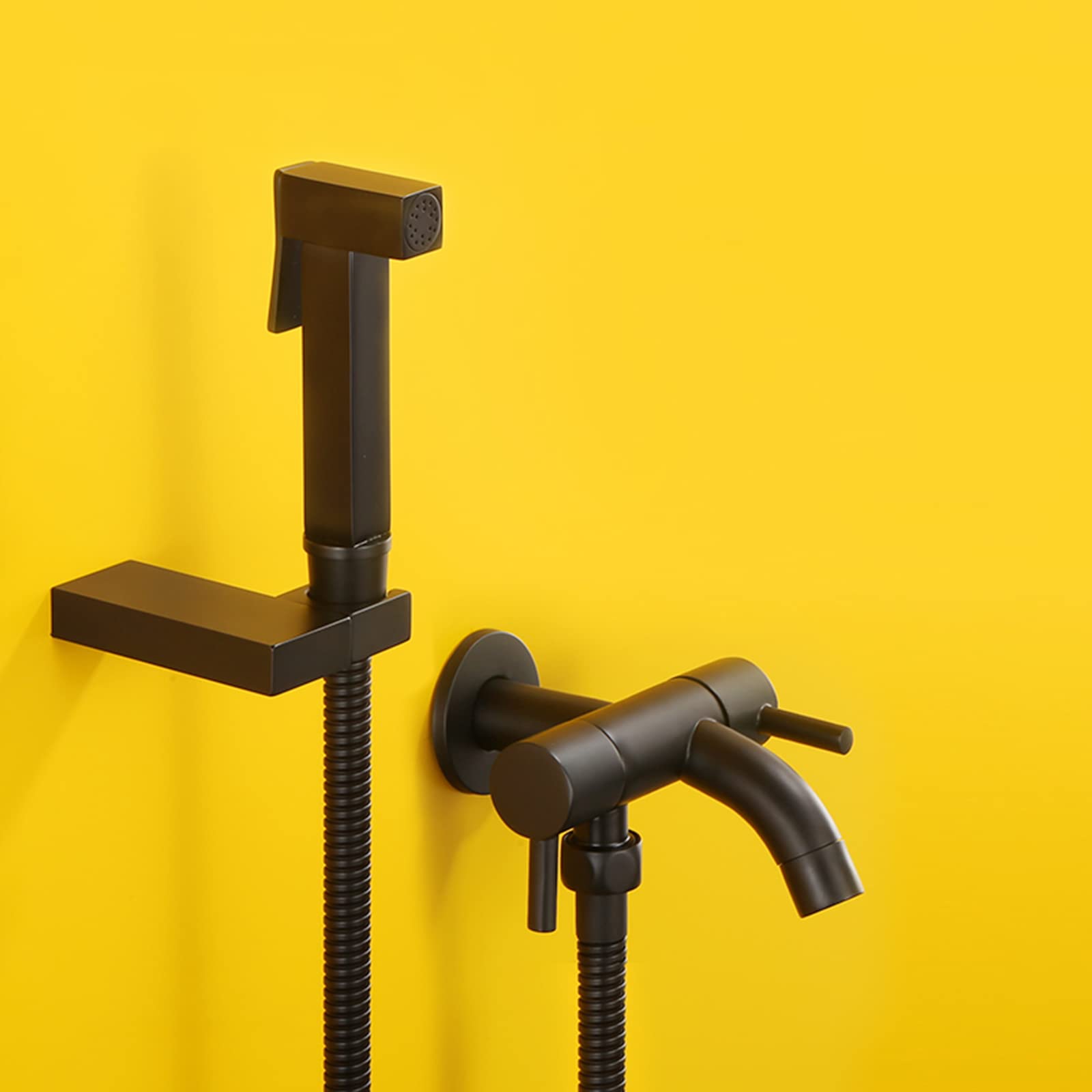 Kit bidet pulvérisateur de toilettes noir pour une fraîcheur quotidienne unique