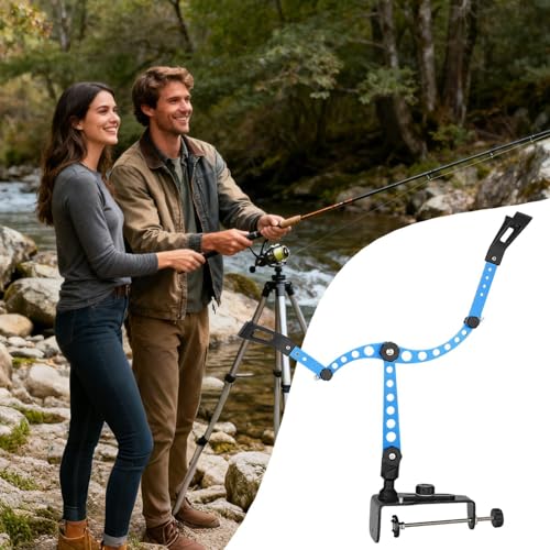 Support de canne à pêche à terre avec angle réglable multi-position - 2
