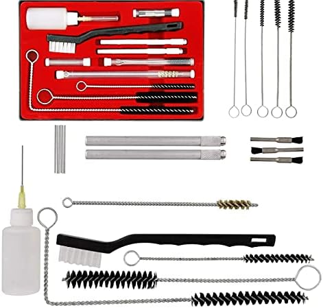 YUZES Professional 23 Pcs Set Cleaning Kit for Cleaning Spray Gun...