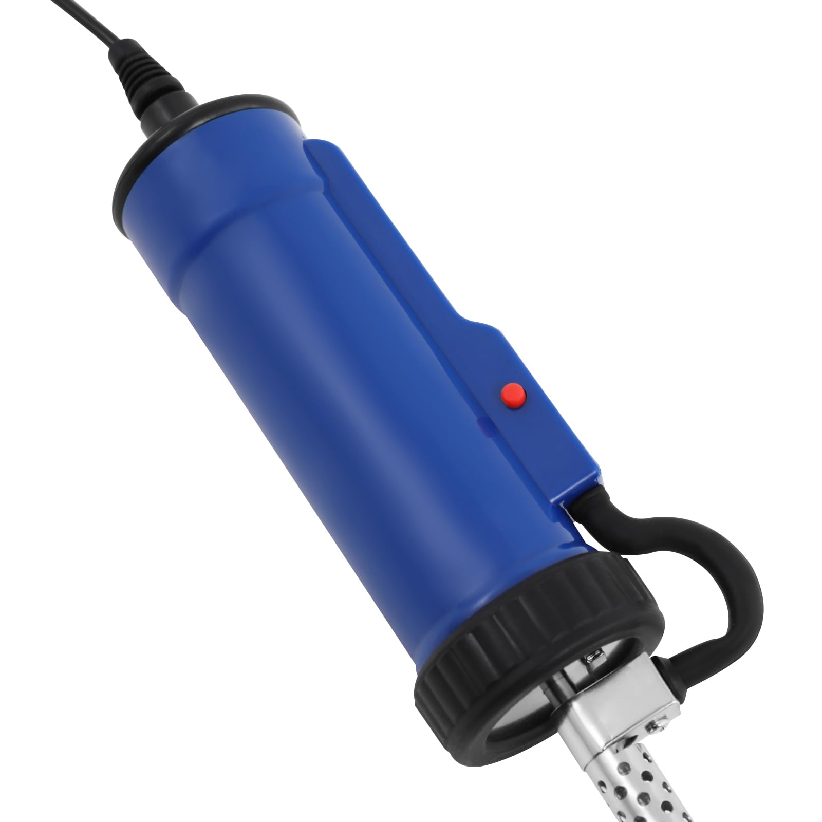 Bomba desoldadora 2 en 1, aspiración de estaño y calefacción, soldador, soldador, desoldador, desoldador, bomba de succión de estaño con 4 boquillas para desoldar (1 mm, 1,5 mm, 2 mm)