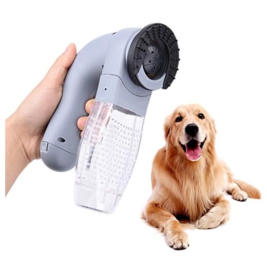 OFKPO Aspirador para Mascotas, Perro Gato de Piel Demovedor Vertió Cepillo Peine Aspirador