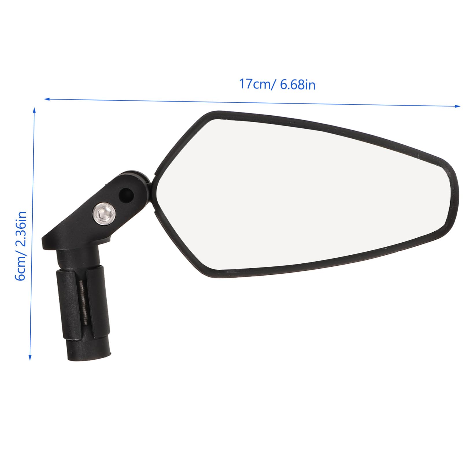 Toyvian 4 Pièces Rétroviseur de Vélo Arrière Large Angle pour Vélo de Montagne Montage Guidon