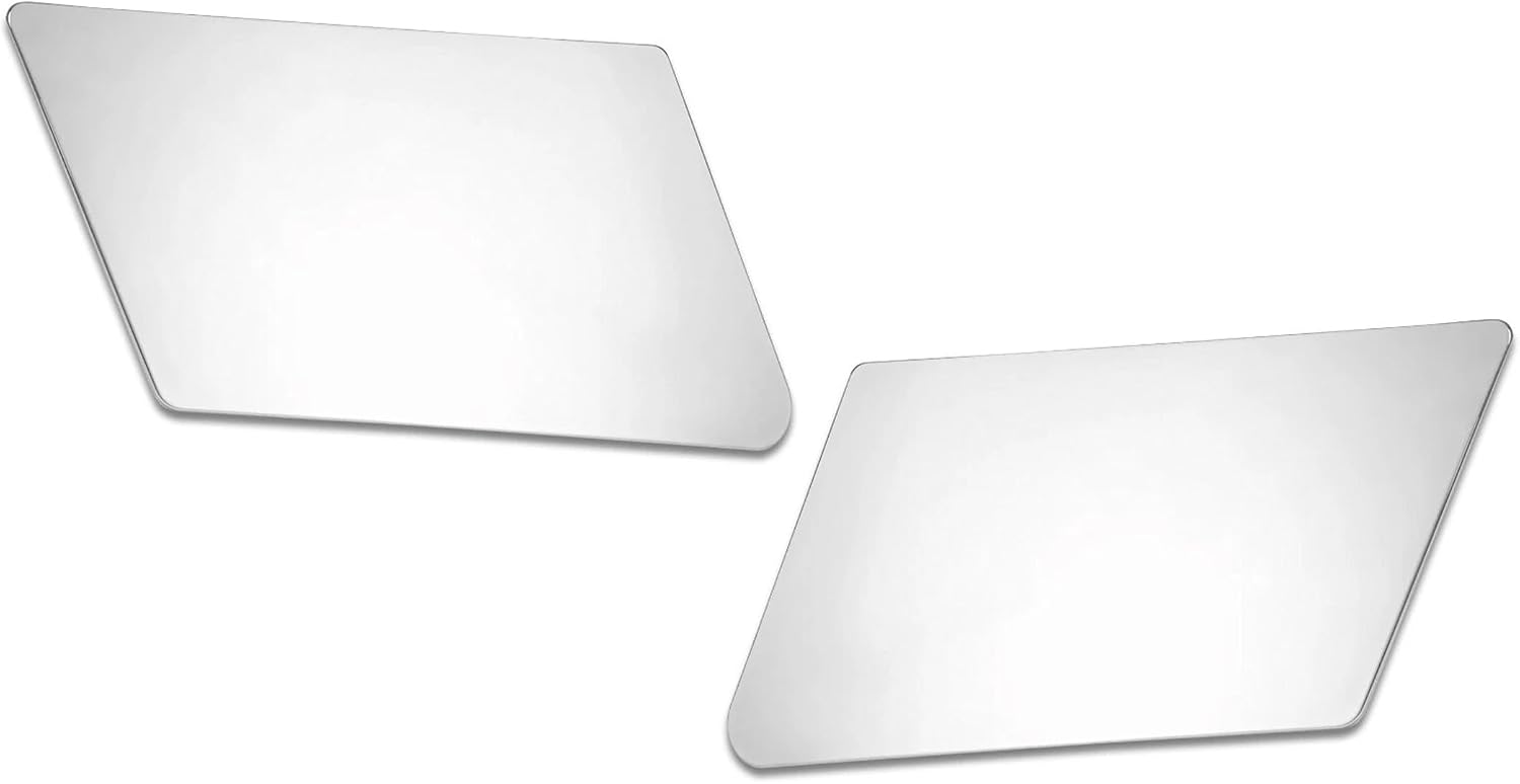 KOZAK Bumper Extension Corner Plastic w/Fog Light Hole w/Chrome Trims Set & Bracket, Right Passenger Side Compatible with Volvo VNL 2016-2017, Includes Logo, 2x 22" Windshield Wipers, Vest