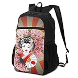 Material: Diese Rucksäcke bestehen aus umweltfreundlichem, leichtem, superfestem Polyester-Canvas-Baumwollgewebe, das stark und abriebfest ist, geruchsneutral ist und einen hochwertigen glatten Reißverschluss aufweist.