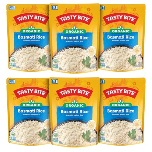 Tasty Bite Organic Basmati Rice, Microwaveable Cooked Rice, 8.8 Ounce (Pack of 6) image 5