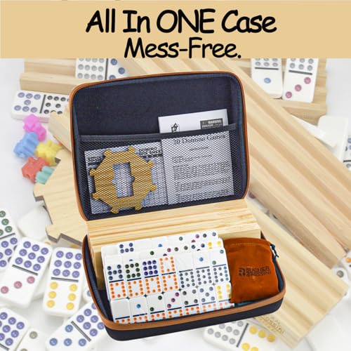 Bucher&Rossini YH038B Dominoes Set Double 12 For Adults Kids, Mexican Train Dominoes Set Double 12 thumb #5