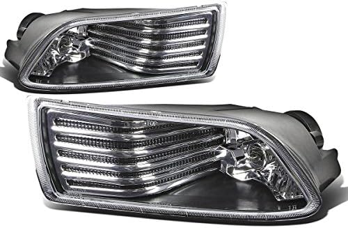 Compatible with Scion tC Pair of Bumper Driving Fog Lights w/Switch (Clear Lens)