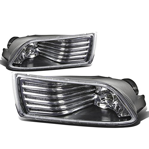 Auto Dynasty Compatible with Scion tC Pair of Bumper Driving Fog Lights w/Switch (Clear Lens)