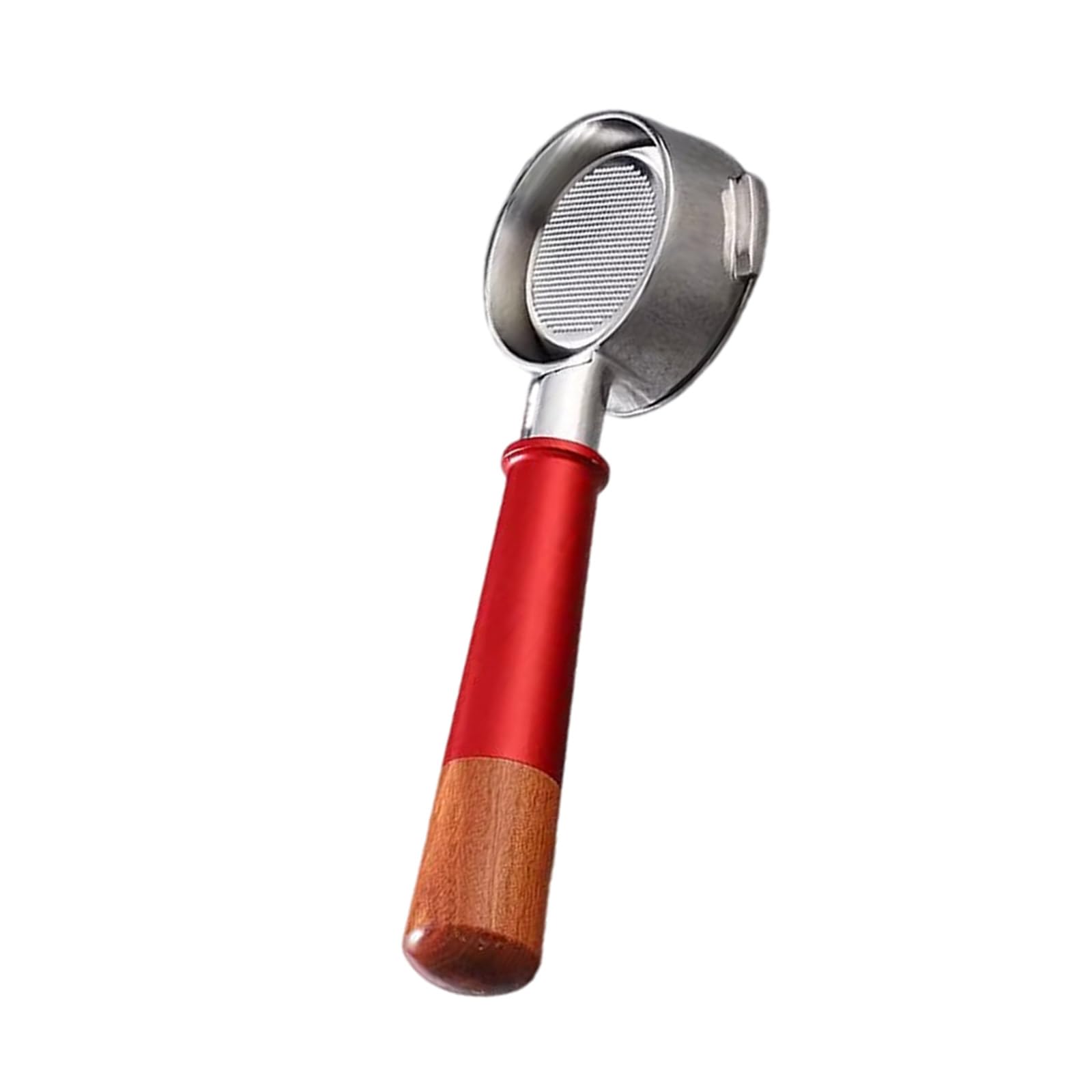 NEWFT Professional Espresso Portafilter with Wood Handle Coffee Machine Filter Basket Coffee Shop Equipment