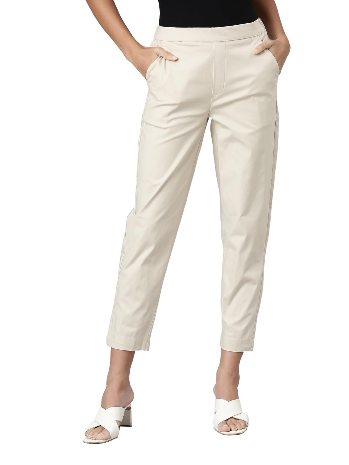 go colors Women's Regular Fit Mid Rise Trouser-picture-41