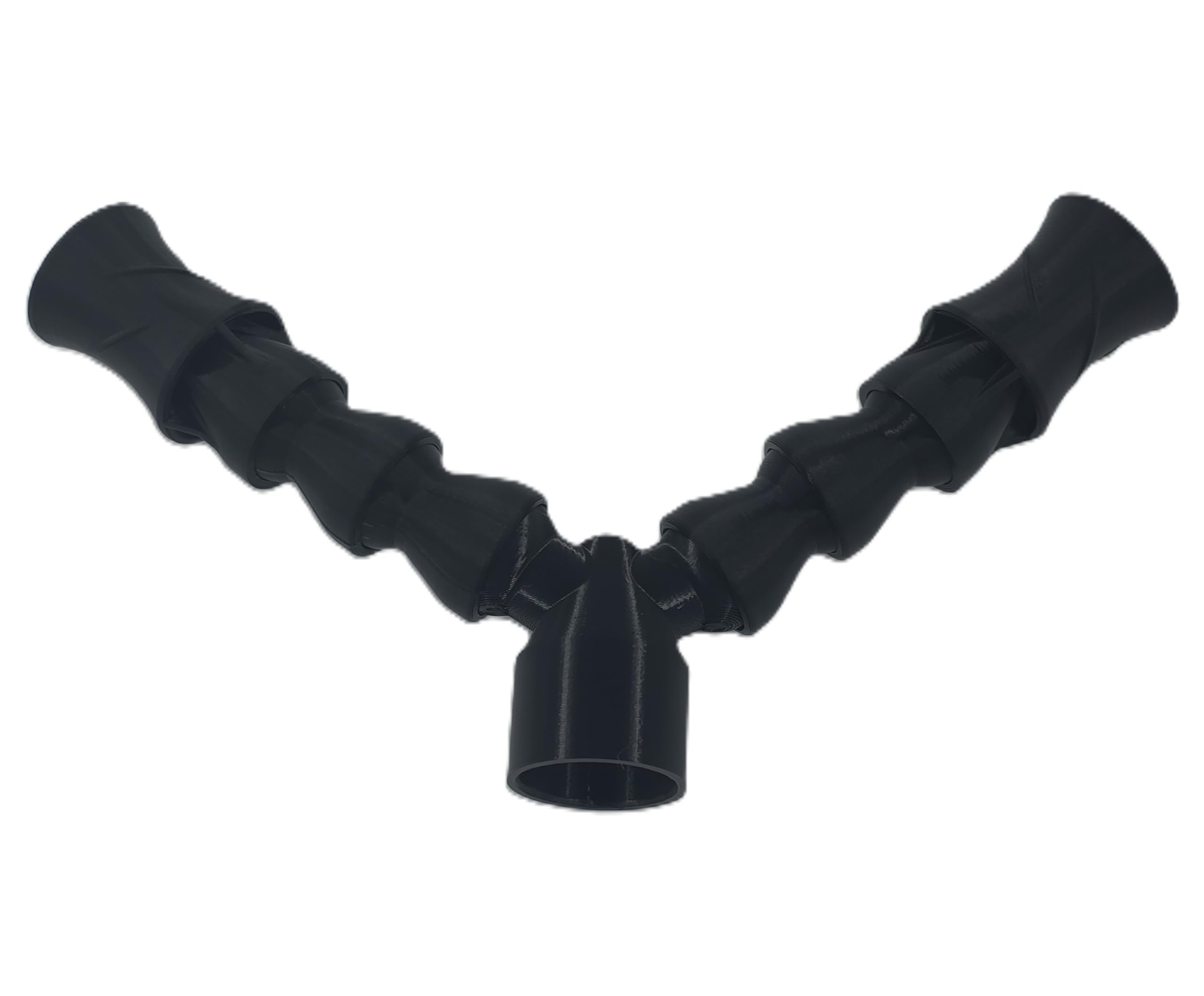 Generador de flujo aleatorio dual para acuarios refrigerados de mar rojo, adaptador de 25 mm a 1/2 pulgada, material PETG, sistema de mejora de circulación de agua de tanque de arrecife con 2