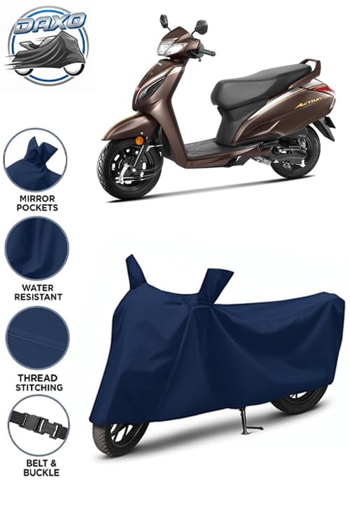 Image of Water Resistant Scooty Cover for Activa 3G, 4G, 5G, 6G, Activa All Model fit - Superior Guard, Ultra-Shield & All Weaather Protection for Extended Scooty All Scooty Cover | Activa Cover
