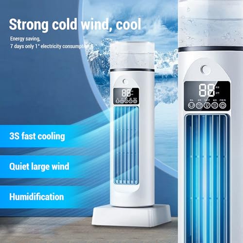 Ventilateur de table sans lame USB humidificateur 6 vitesses - 6
