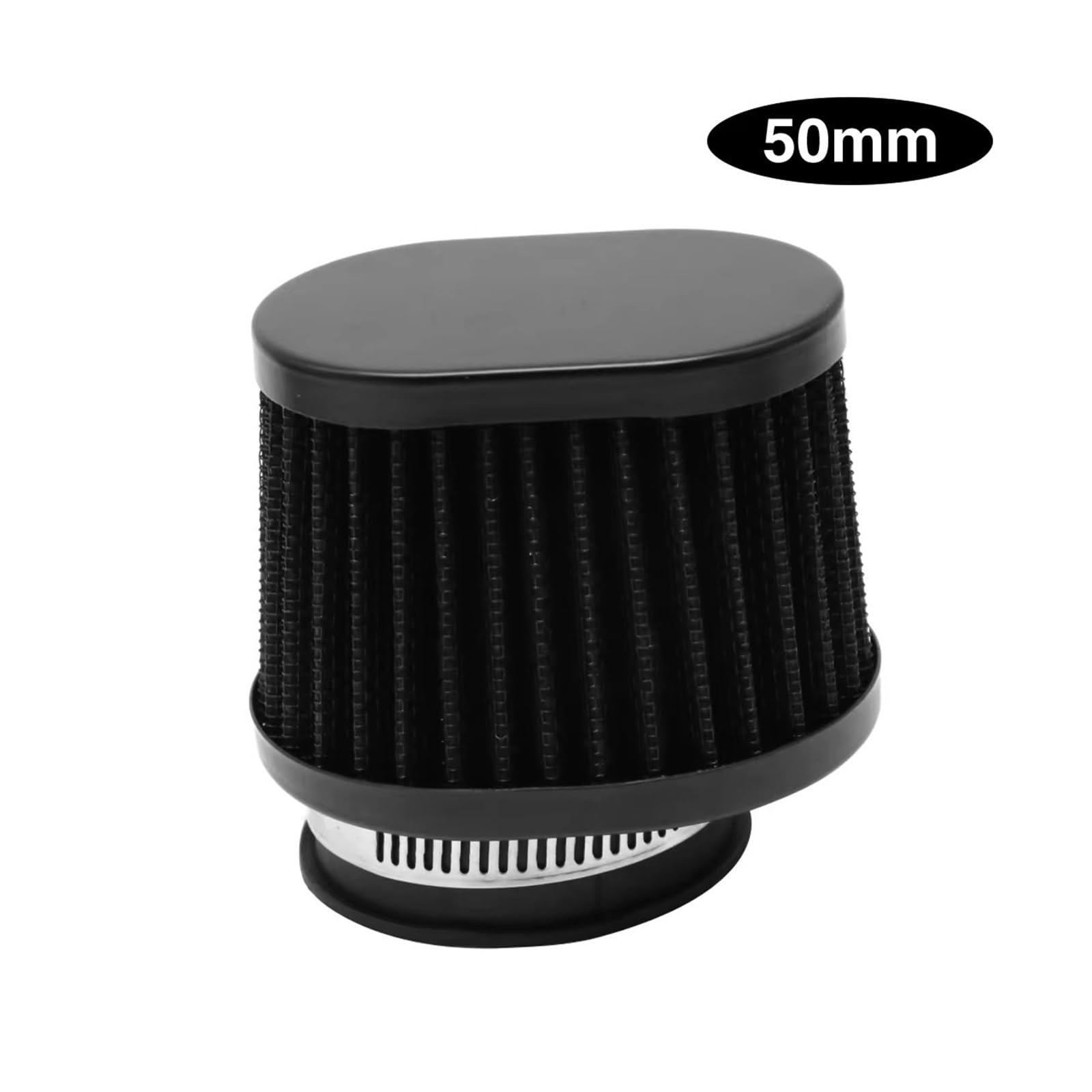 Filtro Aspirazione Aria Moto 60 mm 55 mm 50 mm 45 mm 42 mm | Filtro dell'aria universale per moto da 38 mm, filtro lavabile ad alto flusso per presa d'aria fredda(50mm)