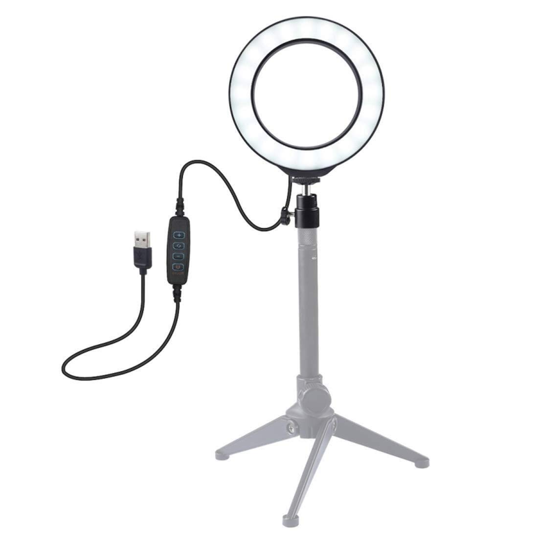 Luce ad Anello LED da 7,6 '' Luce ad Anello per Selfie ， Luce ad Anello dimmerabile RGB ， per Telefono TikTok Trucco Youtube Video Blogger Ripresa, Ritratto, Selfie