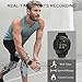 GOKOO Smart Watch for Men with Stopwatch Pedometer Calorie Counter Distance Notifications Alarm Remote Camera Outdoor Sports Smart Watch Black