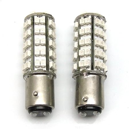 Elite Mailers S25 1157 68 Smd Led Dual Filament Light Bulb Red 2 Pieces Automotive General Purpose Light Bulbs Amazon Com