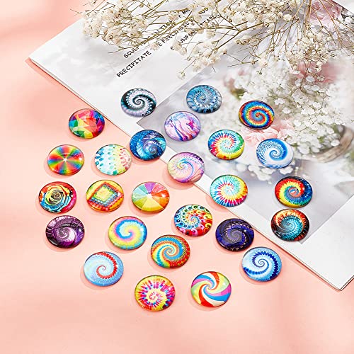 PH PandaHall 70pcs 25mm Glass Dome Cabochons - Image 4