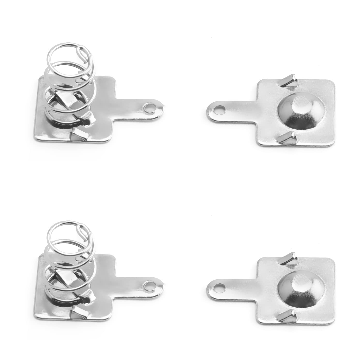 Heyiarbeit 50-Pack AAA Battery Contact Plates - Nickel Steel Spring Plates For DIY Repair