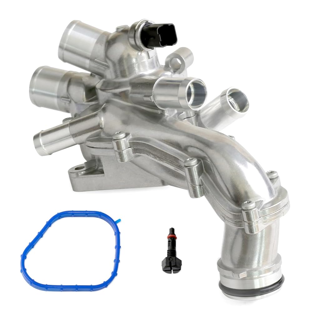 11537534521 Aluminiowy zestaw obudowy termostatu silnika do Mini Cooper Countryman Paceman 1.6L 2007-2013 Obudowa termostatu i uszczelki (B)