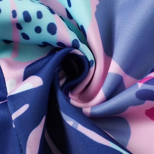 Image of DREAM BUS Toddler Girls One Piece Swimsuits with Boyshorts Little Girls Bathing Suit Summer Swimwear for 18M-6Y