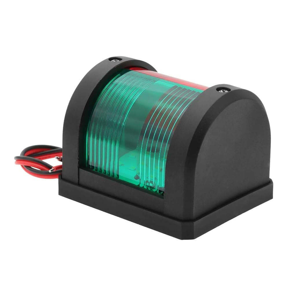 Luz de Navegación Marina Bicolor de 360 Grados, 12 V, para Barcos y, Resistente Al Agua