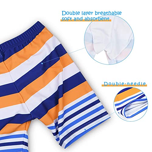 Image of Kids Swimsuit Boys Two Pieces Shark Swimsuit Toddler Rash Guard and Trunk