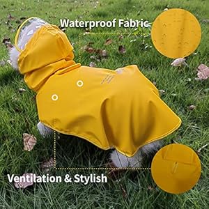   Pet-Dog-Raincoat-Waterproof-Dog-Rain-Jacket-Full-Body-Coverage-with-Hat-Single-Layered-Waterproof-Dog-Rain-Jacket-with-Leash-Hole-Dog-Raincoat-for-Small-Medium-Dogs-SM
