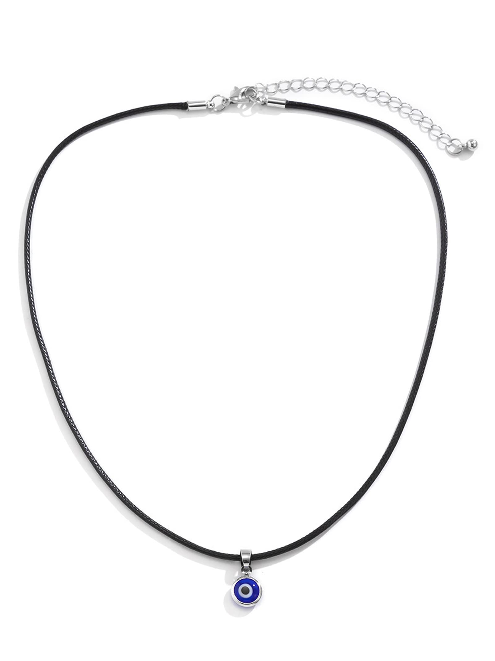 yanchun Evil Eye Necklace Turkish Evil Eye Pendant Necklace for Women Men Ojo Turco Lucky Protection Jewelry Gift for Women Men-picture-42