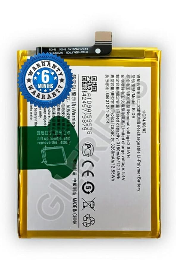 Image of Original B-D9 Battery for Vivo V9 | V9Pro | Y85, 1723 Battery with 6 Month warrenty**** (P0087)