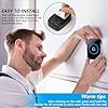 VFANDV Campanello Senza Fili da Esterno, Campanelli Wireless, Campanello Senza Fili da Esterno IP44, 60 Suonerie 5 Volumi, Wireless Doorbell con Raggio d’Azione 300M, Indicatori LED (Nero) #3