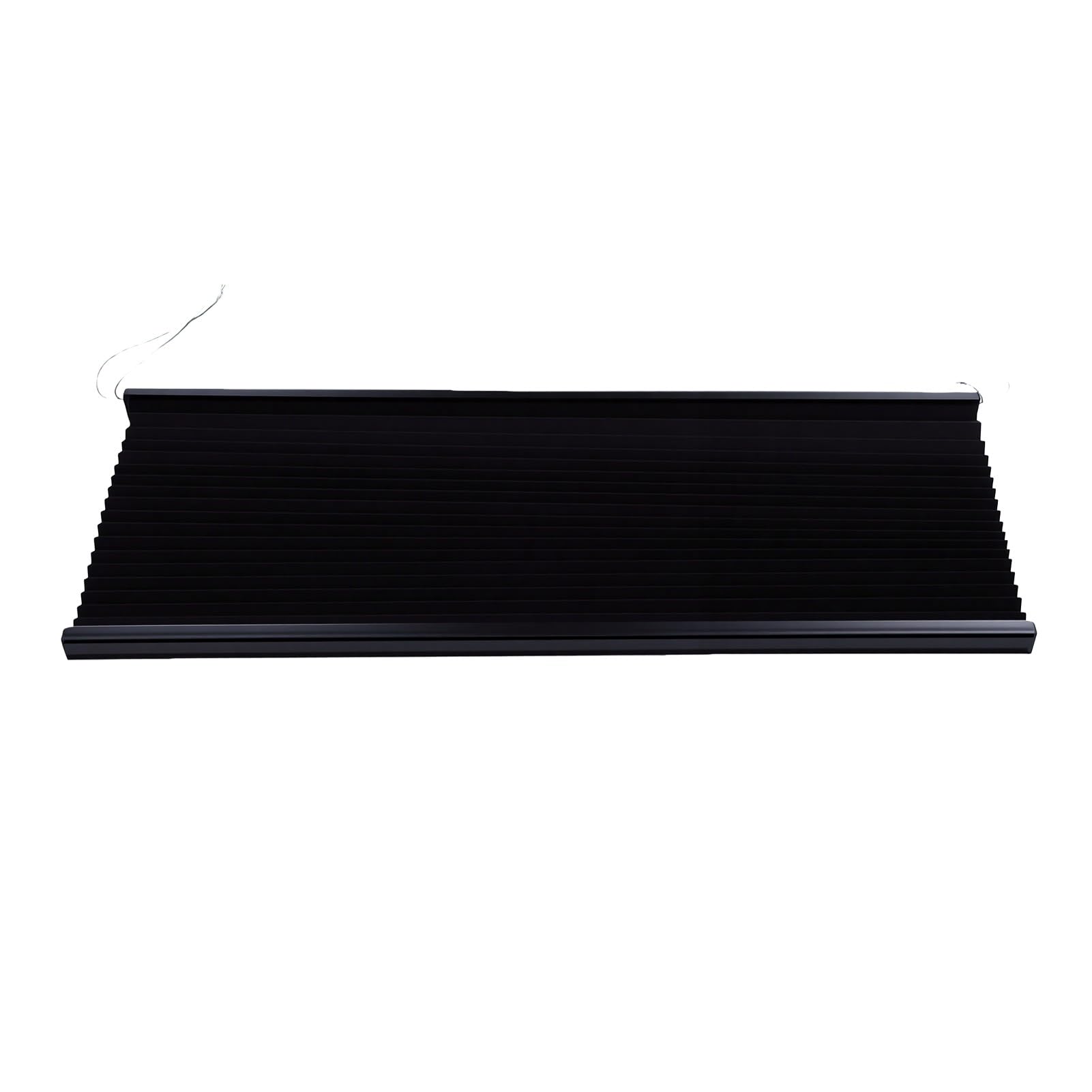 Parasol Arrugado para RV, Protector Solar Negro 38 X 24 Pulgadas, for Autocaravana