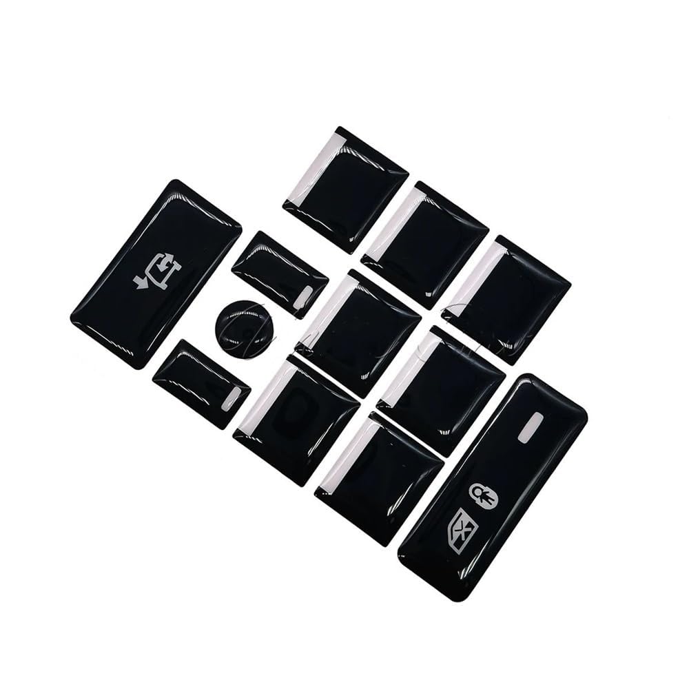Etiqueta engomada del botón de Aire Acondicionado del Coche para Range Rover 2013 2014 2015 2016 2017,Pegatinas para Botón de Salpicadero de Aire Acondicionado