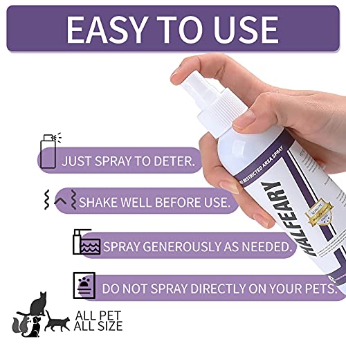 Halfeary Cat Repellent Spray for Scratch Deterrent Protect Our