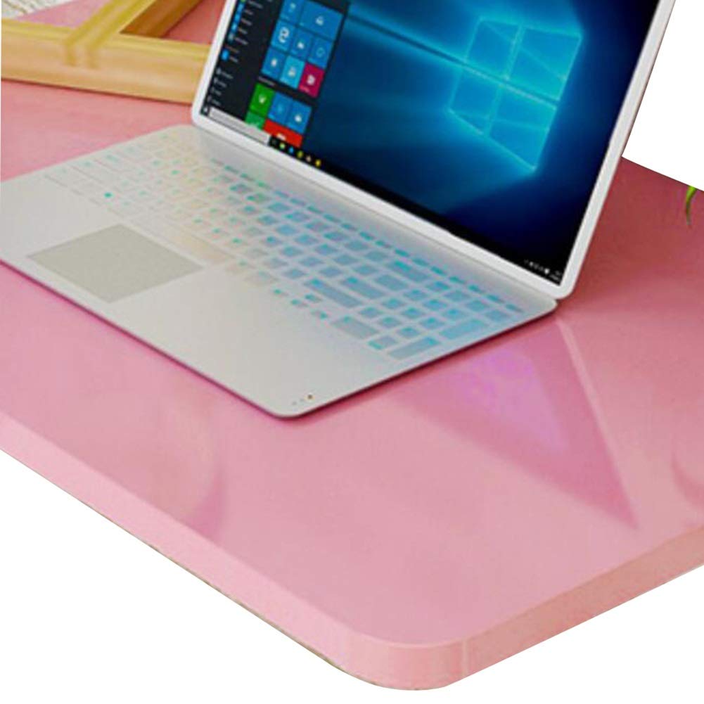 Table d'ordinateur pliante rose pour optimiser un studio