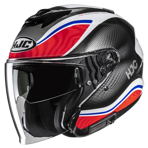 Casque moto jet HJC I31 avec grand écran anti-rayures et ventilation