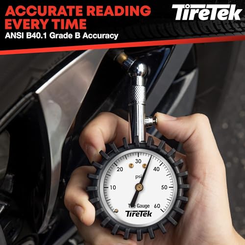 TIRETEK-Tyre-Pressure-Gauge-UK-60-PSI-Car-Tyre-Pressure-Gauge-Tyre-Gauge-Heavy-Duty-Air-Pressure-Gauge-ANSI-Certified-Professional-Tyre-Pressure-Checker-for-Cars-Motorcycles-ATV-SUV