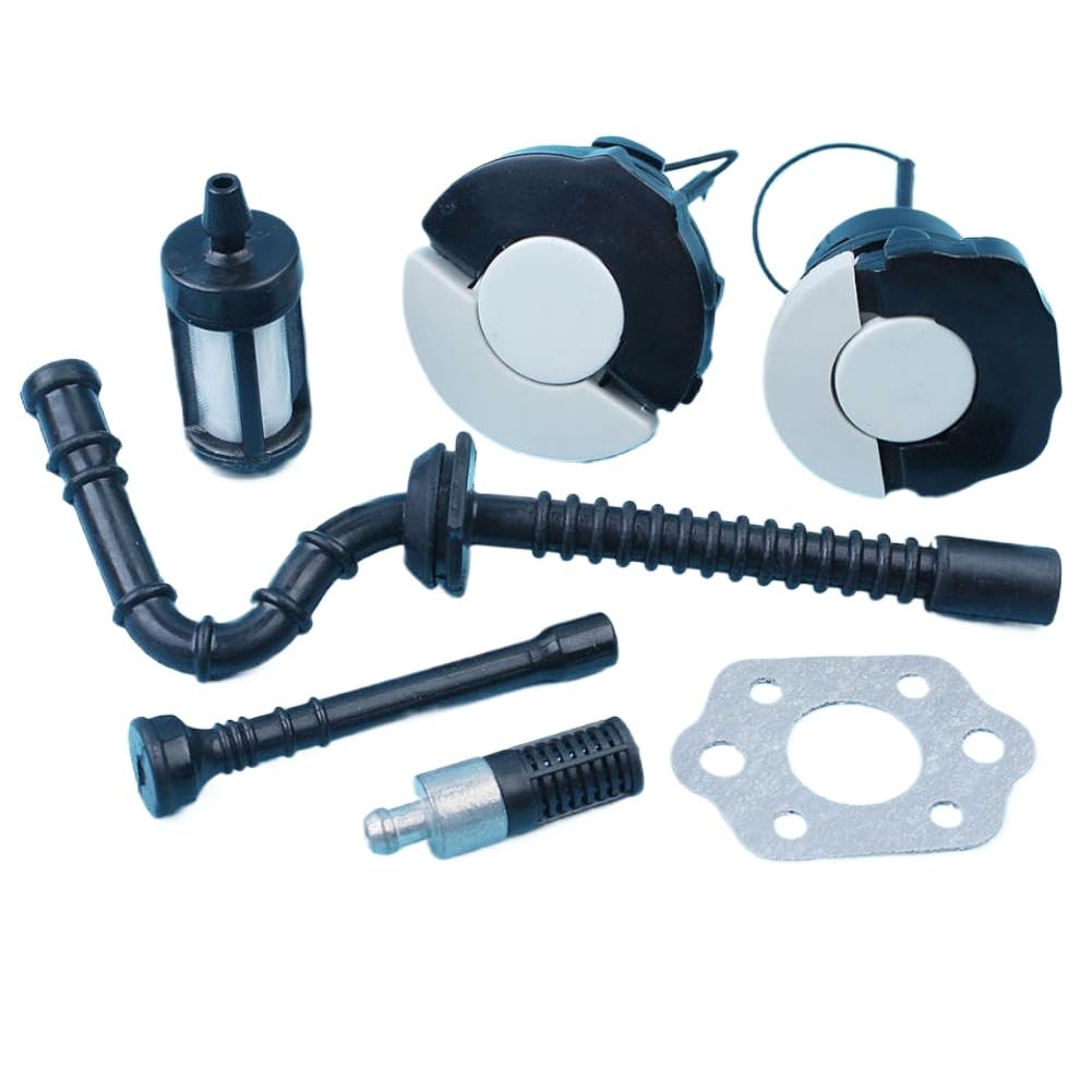Kit de manguera de depósito de combustible y aceite compatible con motosierras de gas MS230 y MS250