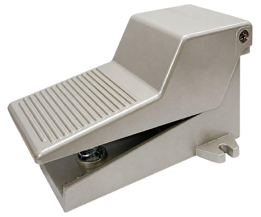 Pneumatic Foot Pedal Valve 1/4 Air Control Switch | 5/2 Way Aluminum Alloy Non-Slip Foot Valve for Air Compressors & Industrial Pneumatic Systems. (4F210-08)-image-4