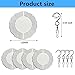 5 pcs 10 inch Sublimation Wind Spinner Blanks Round Sublimation Blanks Products Stainless Steel Metal Indoor Outdoor Garden Decoration for Heat Press Transfer Sublimation Blank Gift