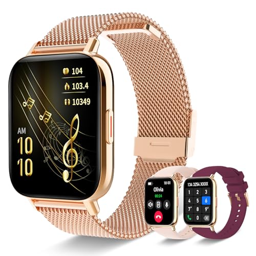 Iaret Montre Connectée Femme avec Appel Bluetooth, 1.85