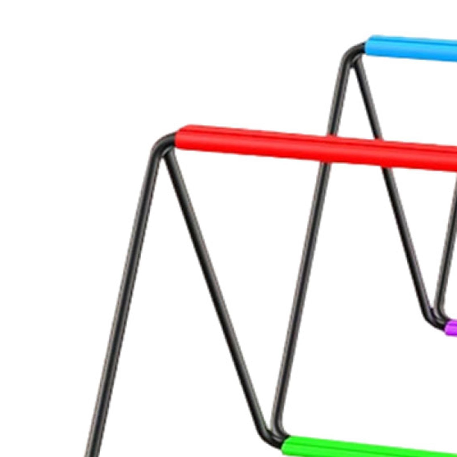 Escalera de para Entrenamiento de Velocidad con Estructura Resistente y Fácil Montaje de Alambre de Acero Trenzado Adecuada para