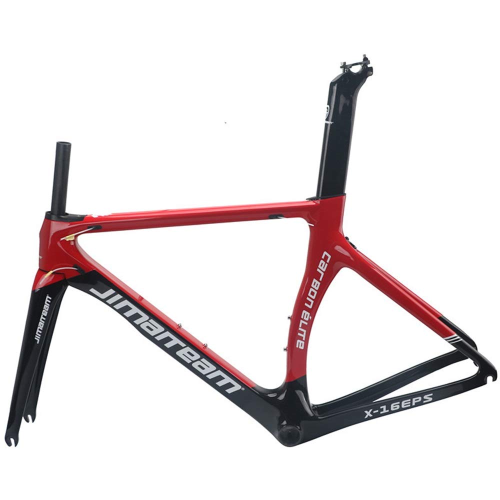 LJHBC Road Bike Frames Ultra-Light Carbon Fiber Frame Road Bike Accessories with Fork and seat Tube 