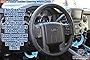 Richmond Auto Upholstery: Compatible with 2011-2016 Ford F-250 F-350 Lariat 2WD 4X4 - Leather Steering Wheel Cover, Black